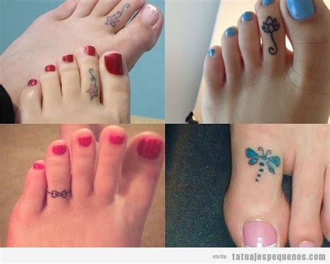 tatuajes dedos pies|Tatuajes pequeños en el pie: + 30 bonitos diseños en。